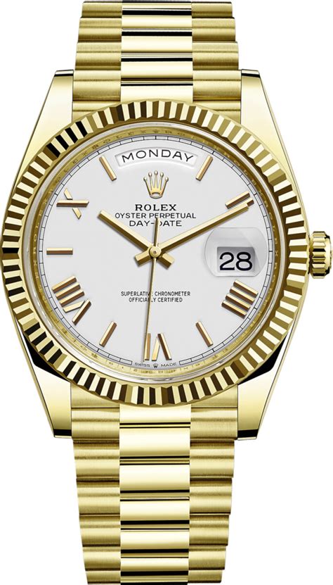 vintage rolex white gold day date|rolex day date 228238.